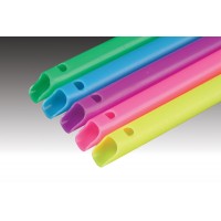 Plasdent HI-VAC™ MULTI COLORS ORAL EVACUATOR, Assorted 5 Neon Colors - 100 pieces per bag